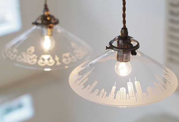 玄関用 照明 ペンダントライト おしゃれ サンドブラスト 日本製