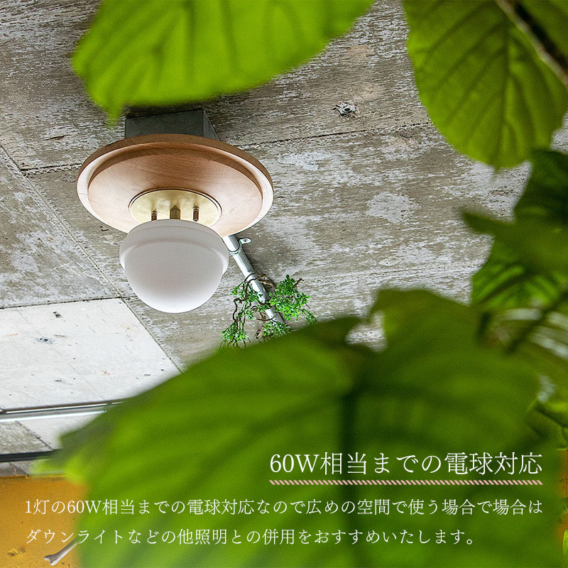 gram eight シーリングライト 照明器具 LED対応 玄関 ガラス ウッド