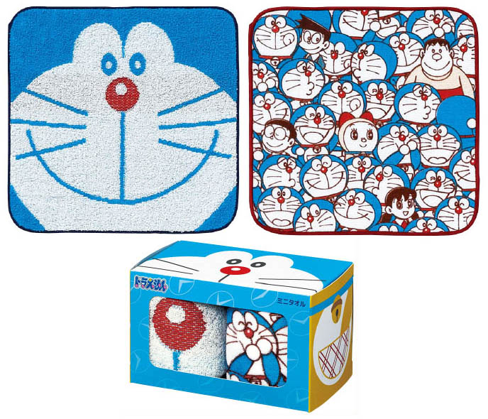タオルセット ドラえもんプチギフト タオルチーフ 2枚 箱入り