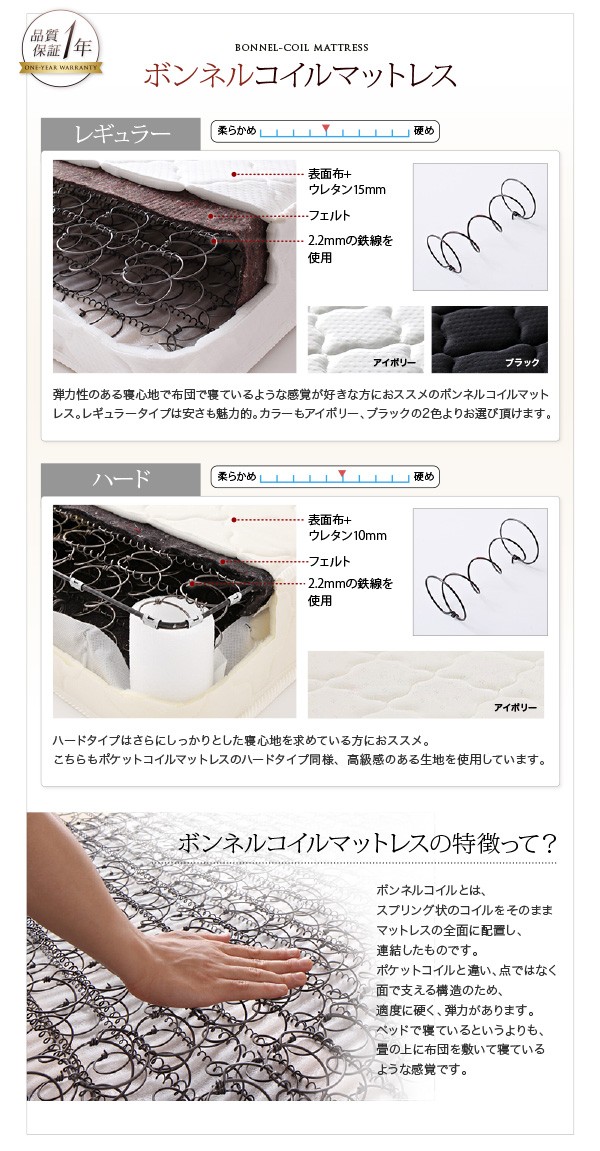 【値下げ中】 モダンライト・コンセント付きチェストベッド【Diaz】ディアス　フレームのみ　シングル 【RI6689403076】(24178円)