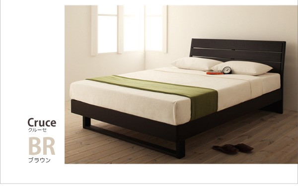 【新品 未使用 日本製】 高級ドイツブランド【sembella】センベラ【Cruce】クルーセ（ウッドスプリング仕様）【フレームのみ】ダブル 【Q1176635028】(42528円)