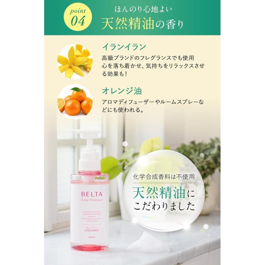 ベルタ（BELTA） 日本製 ベルタスカルプシャンプー 300ml オーガニック