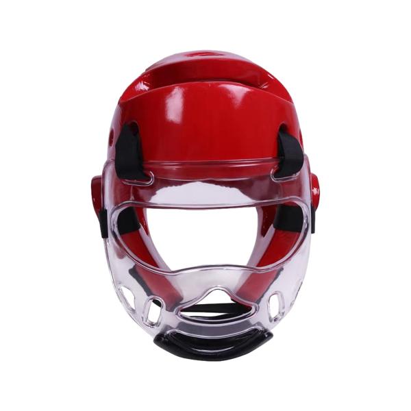 空手ヘッドギア保護具取り外し可能なマスクとフェイスボクシングヘッドギアテコンドーヘッドギアボクシングスパーリングムエタイテコンドー用｜shop-fukumaru｜03