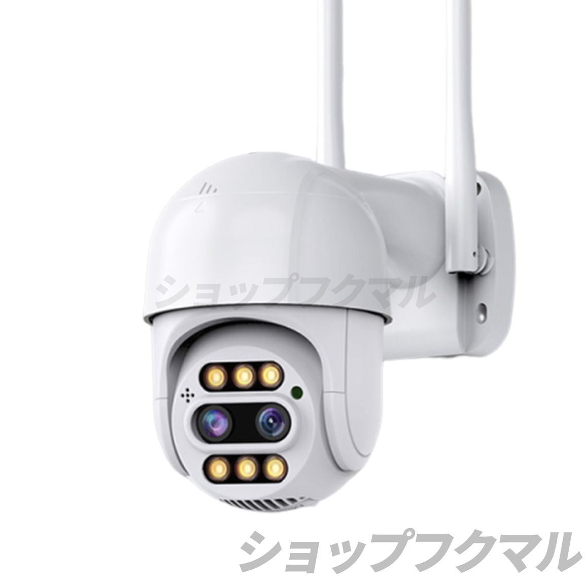 防犯カメラ 屋外 ワイヤレス WIFI 最大800万画素 8倍光学ズーム 2眼レンズ 自動追跡 夜間撮影 遠隔監視 マイク内蔵 SDカード録画 防水 ダミー 監視カメラ 家庭用 |  | 02
