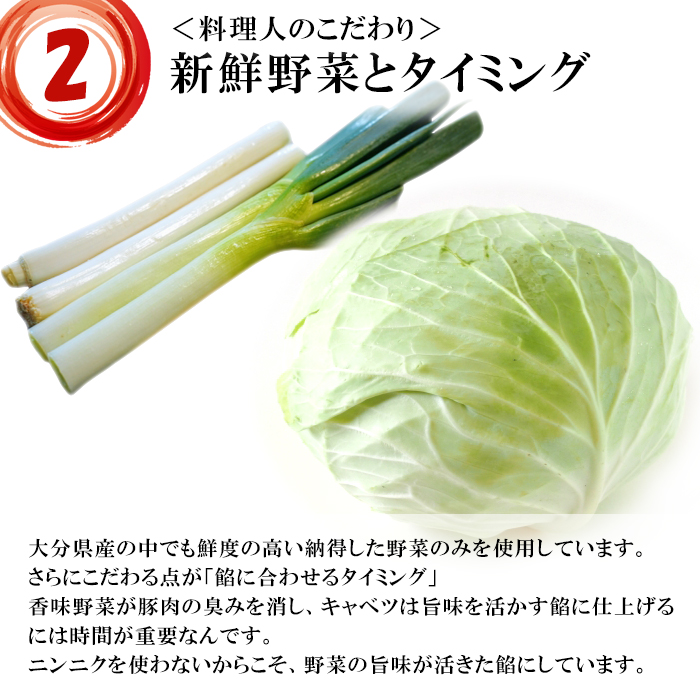 ゴロゴロ肉たっぷり 肉餃子 大興寺餃子 焼き餃子 冷凍 20個入 大分県産 ニンニク不使用 お取り寄せ ぎょうざ｜shop-furusato｜05