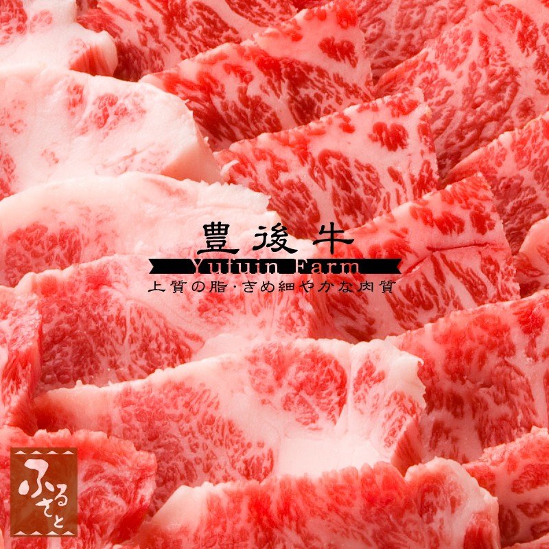 豊後牛 焼肉 セットもも300g バラ300g 生肉 冷蔵 大分 MTKMY-70  ゆふいん牧場 国産 生肉 黒毛和牛