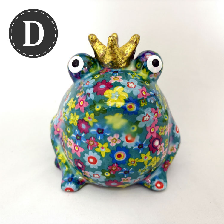 POMME PIDOU ポンピドゥ 貯金箱 AS302-180 W13cm 陶器製 かえる カエル