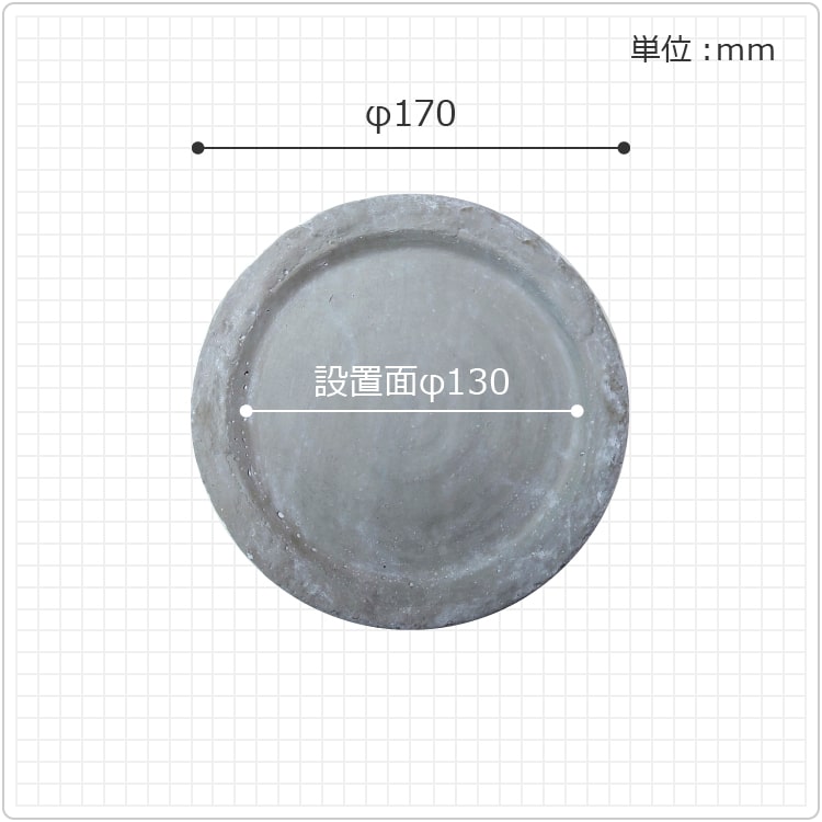 植木鉢・おしゃれ・テラコッタ セメントソーサー 受け皿 MM023-170 6号(17cm) :MM023-170:植木鉢とテラコッタの専門店 鉢人  - 通販 - Yahoo!ショッピング