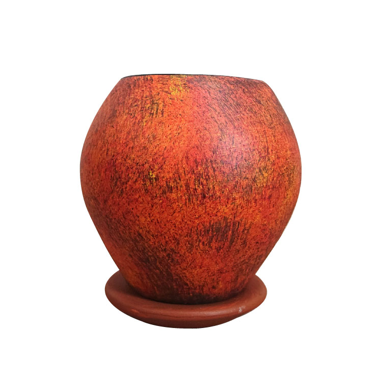 植木鉢 おしゃれ 陶器鉢 ビビットカラーポット RR404-175 6号(17.5cm