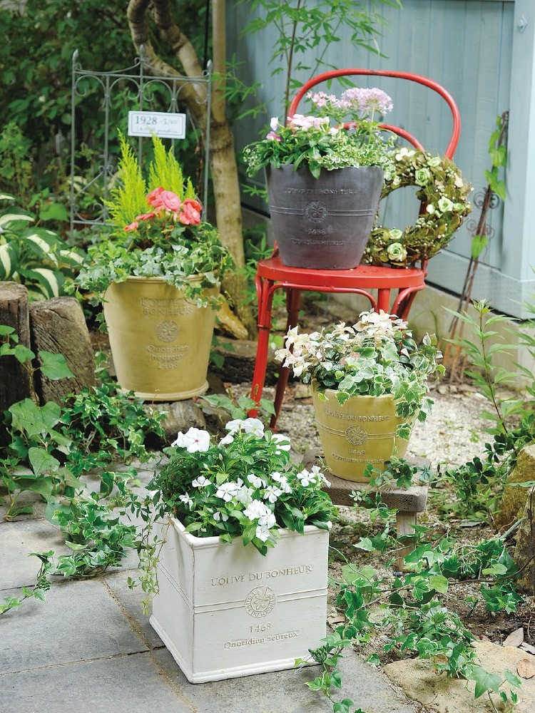 植木鉢 おしゃれ グラスファイバー ガーデンデザインポット UN209-370