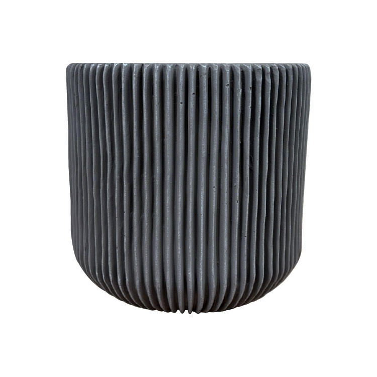 植木鉢 おしゃれ グラスファイバー バーチカルラインポット UN211-370