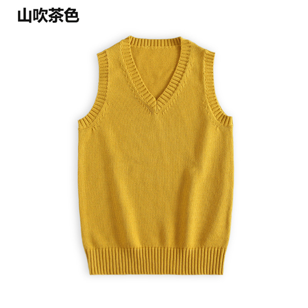 48h限定2888→2480円 スクールニットベスト スクールベスト Vネック 袖