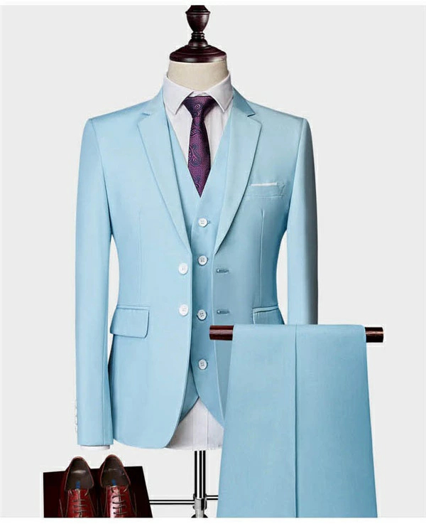 M-7L メンズスーツ 大きいサイズ 10色 スリムスーツ パンツスーツ 2点