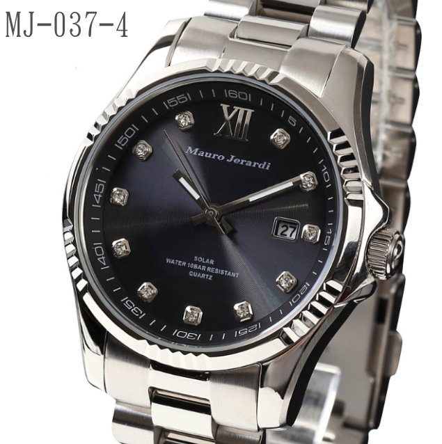 腕時計 メンズ腕時計 電池交換不要 ソーラー 10気圧 防水 カレンダー