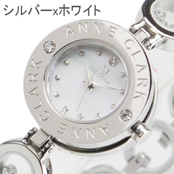 腕時計 レディース腕時計 ホワイトデー シェル文字盤 アンクラーク 天然ダイヤ AT-1008-17...