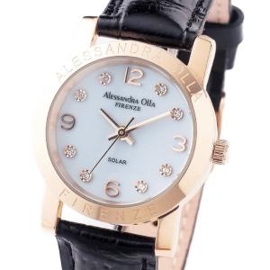 レディース腕時計 ソーラーウォッチ アレサンドラオーラ AO-950 カジュアル ビジネス 母の日 ...