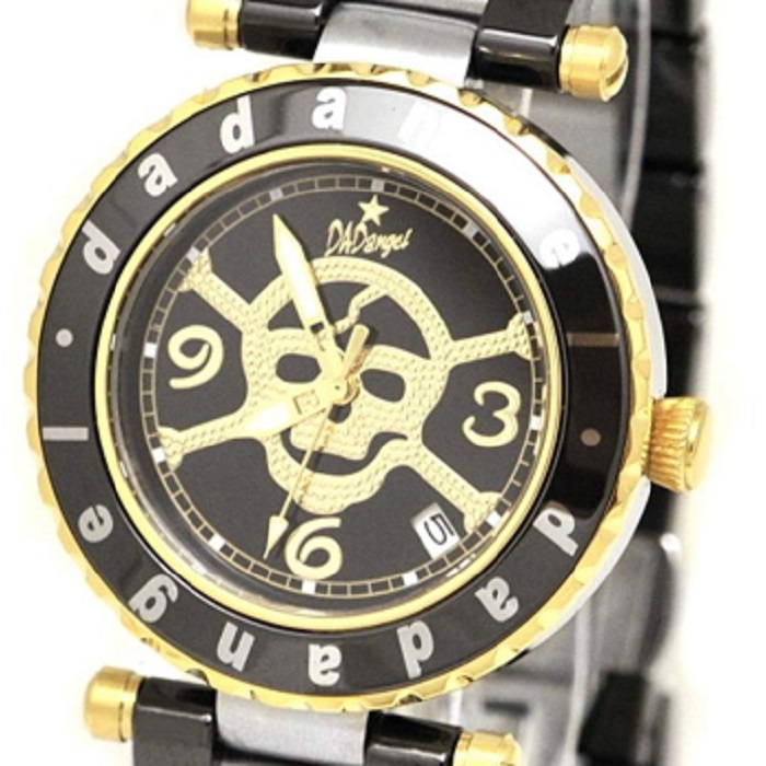 ダッドエンジェル 腕時計 メンズ腕時計 10気圧防水 メンズ クォーツ スカル セラミック｜shop-k-yu｜04