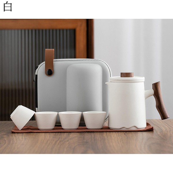 旅行茶具 携帯用セット 茶具セット 茶器 中国茶器 耐熱 携帯用 おしゃれ 手描き 茶の入れ お茶出し 磁器 ティーポット カップ 中華風 :  1mlesv6r : アニメ良品社 - 通販 - Yahoo!ショッピング