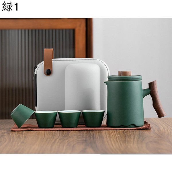 旅行茶具 携帯用セット 茶具セット 茶器 中国茶器 耐熱 携帯用 おしゃれ 手描き 茶の入れ お茶出し 磁器 ティーポット カップ 中華風 :  1mlesv6r : アニメ良品社 - 通販 - Yahoo!ショッピング