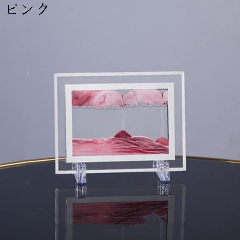 サンドピクチャー 3d流れる イエロー 砂絵時計 S 動く砂のアート絵 流れる砂フレーム 飾り 置物 3D抽象的な風景 ダイナミック 3D｜shop-kaeru｜06