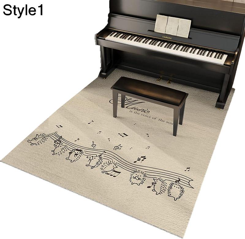 ピアノ防音マット アップライトピアノカーペットプロテクター防音滑り止めラグドラムパッド 厚さ12mm 楽器アクセサリー (Color : Style3, Siz｜shop-kaeru｜02