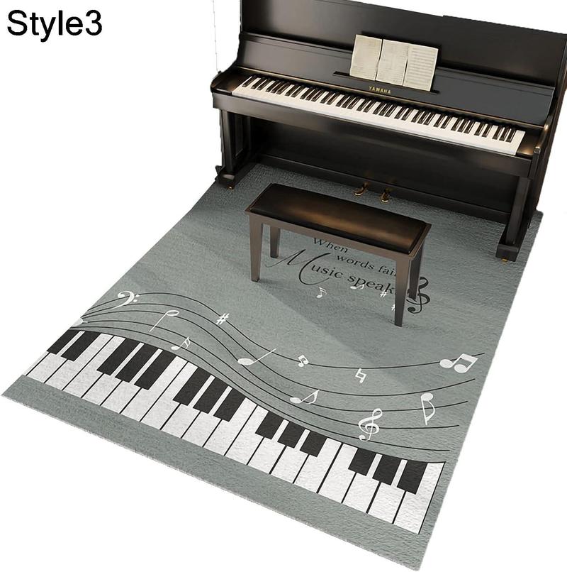 ピアノ防音マット アップライトピアノカーペットプロテクター防音滑り止めラグドラムパッド 厚さ12mm 楽器アクセサリー (Color : Style3, Siz｜shop-kaeru｜04