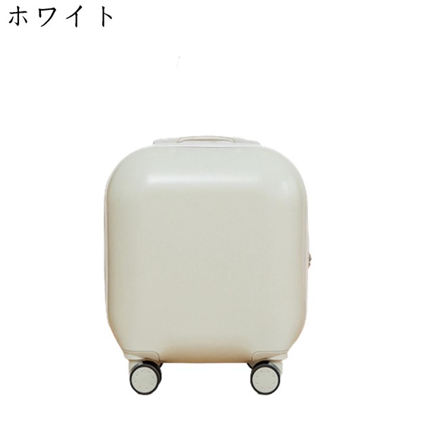 ミニ スーツケース マット PC材質 ロック付き キャリーケース 静音 ジッパー式 小型 トランクケ...