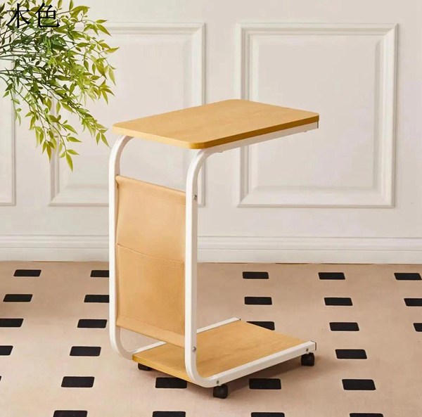 可移動サイドテーブル コの字型 ナイトテーブル ソファサイドテーブル キャスター 簡単組み立て コーヒーテーブル モダン オフィスデスク｜shop-kaeru｜04
