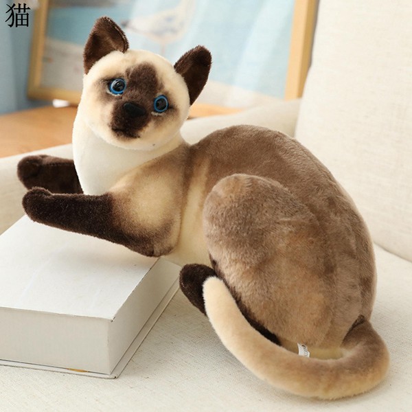 リアル 猫 ぬいぐるみ シャム猫の商品一覧 通販 - Yahoo!ショッピング