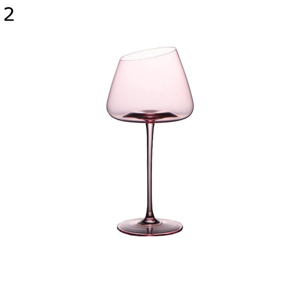 赤ワイングラス ピンク 2個セット 210cc 白ワイングラス 630ml 可愛い 薄型 ペアセット ブルゴーニュ 耐熱ガラス 無鉛 夫婦｜shop-kaeru｜03