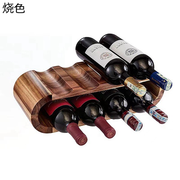 ワインホルダー 木製 8本用 ボトルホルダー ワインラック ワインスタンド ワイン置き お酒収納ラック ワイン棚 自立式ワインラック｜shop-kaeru｜02