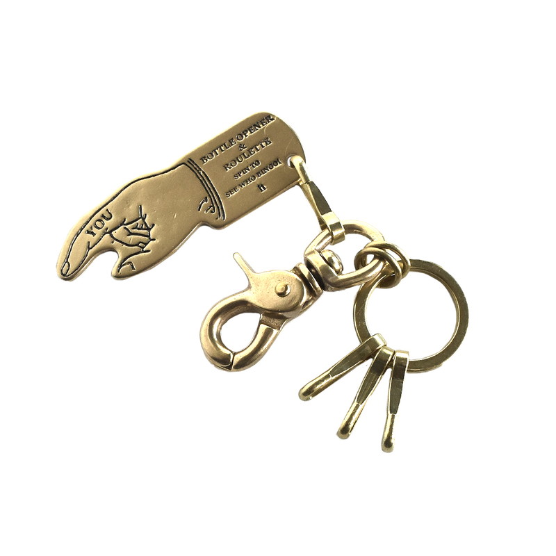 キーホルダー レディース キーリング フック カギ 鍵 真鍮 プレート デザイン 機能性 使いやすい おしゃれ ブランド hawkcompany  ホークカンパニー No.7529 mlb