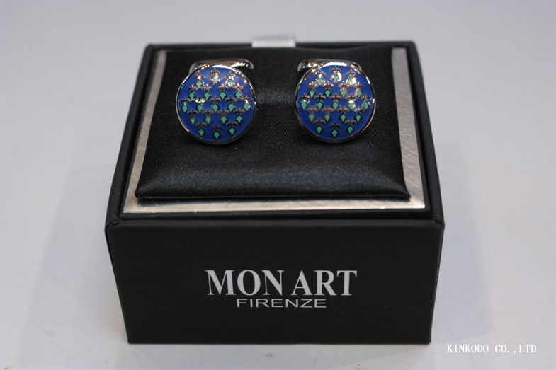 MON ART（モンアート） フルーツ柄カフスリンクス 丸型フェイス／Made in Italy |  | 01