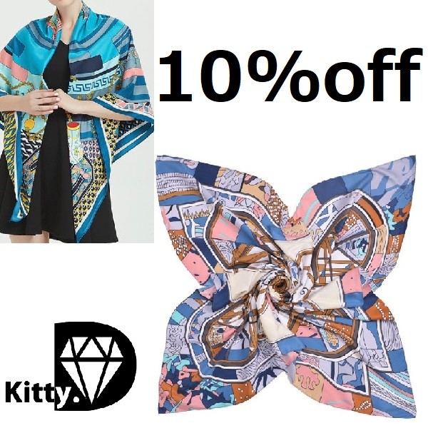 Kitty.Dの「他商品と組み合わせ自由★スクエア＆ロングスカーフ対象商品2点以上買って10％引き♪」のクーポン