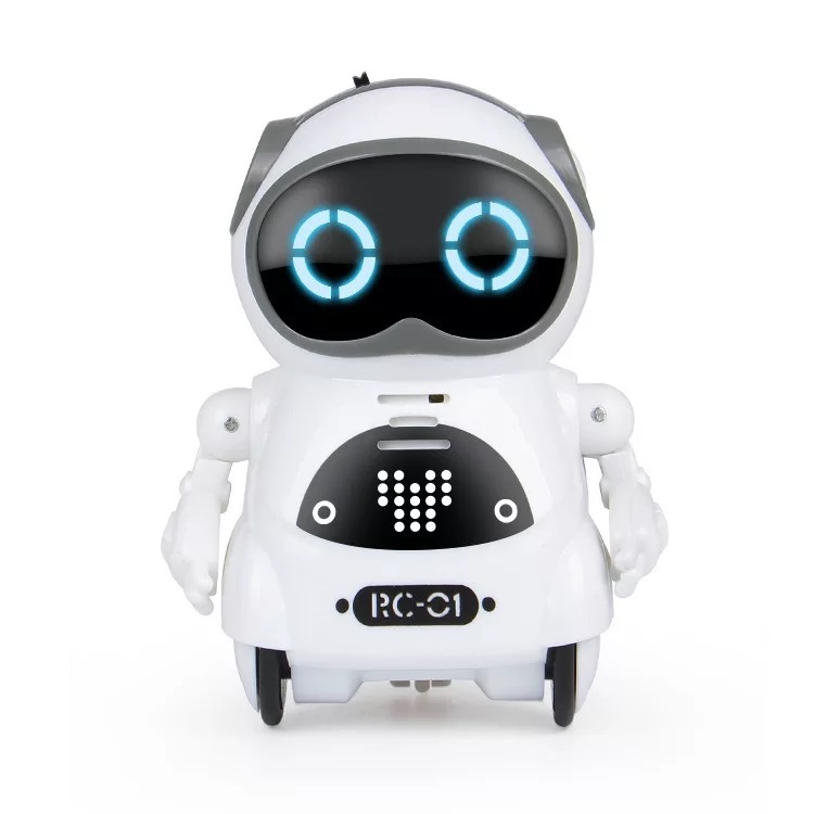 おもちゃ 知育玩具 ロボット ブロック マインクラフト ポケットロボット しゃべる 英語練習 会話 おしゃべり スマートロボット 音声認識 誕生日 こどもの日 音楽｜shop-kiyomi｜02