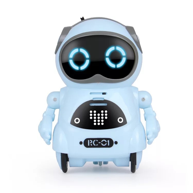 おもちゃ 知育玩具 ロボット ブロック マインクラフト ポケットロボット しゃべる 英語練習 会話 おしゃべり スマートロボット 音声認識 誕生日 こどもの日 音楽｜shop-kiyomi｜03