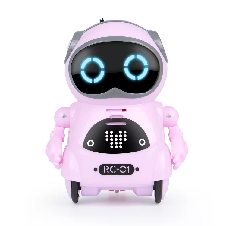 おもちゃ 知育玩具 ロボット ブロック マインクラフト ポケットロボット しゃべる 英語練習 会話 おしゃべり スマートロボット 音声認識 誕生日 こどもの日 音楽｜shop-kiyomi｜04