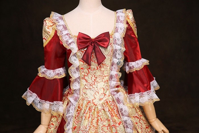 フリーサイズ 貴族ドレス お嬢様ドレス お姫様ドレス ヨーロッパ風