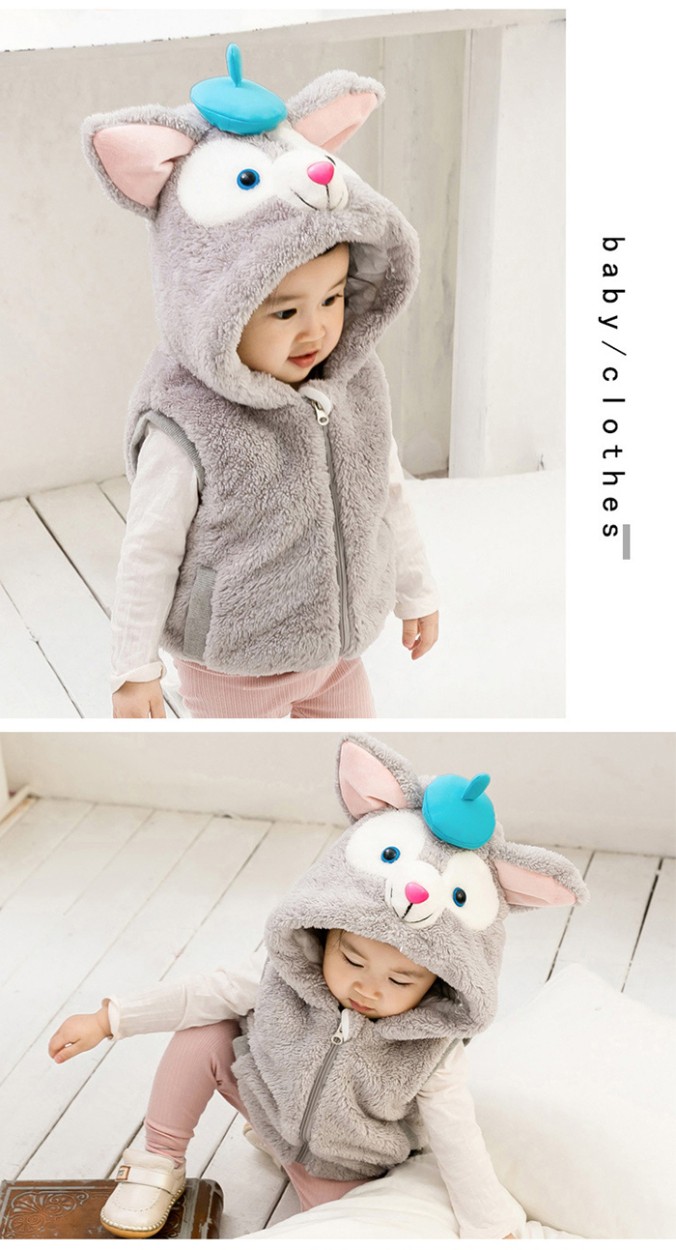 ダッフィー クマ ベスト キッズ フード付き コスチューム 着ぐるみ コスプレ 仮装 ハロウィン クリスマス 0344 ショップモモ 通販 Yahoo ショッピング