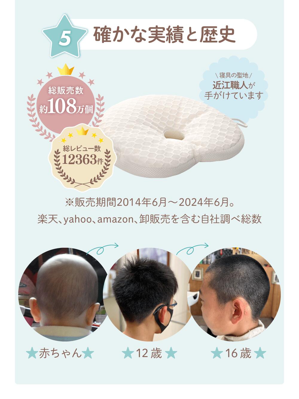 呼吸する赤ちゃんの枕 スライド式 向き癖 丸洗いOK ドーナツまくら ベビー枕 送料無料 赤ちゃん まくら 枕 ベビー枕 ベビーピロー ギフト プレゼント 出産祝い 出産準備 おしゃれ かわいい インスタ映え 丸い頭 エスメラルダの枕