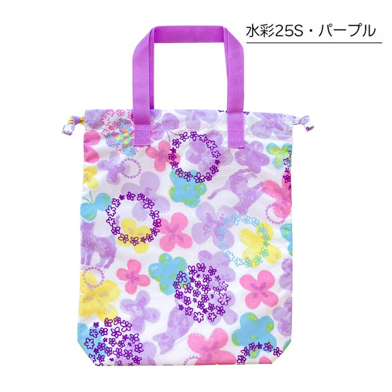 よよよくすみリボン柄ピンク＆グレー レッスンバッグ 上履き袋 巾着袋 入園 入学 グッズ 3点 セット 【フリル レース ピンク】大きめ