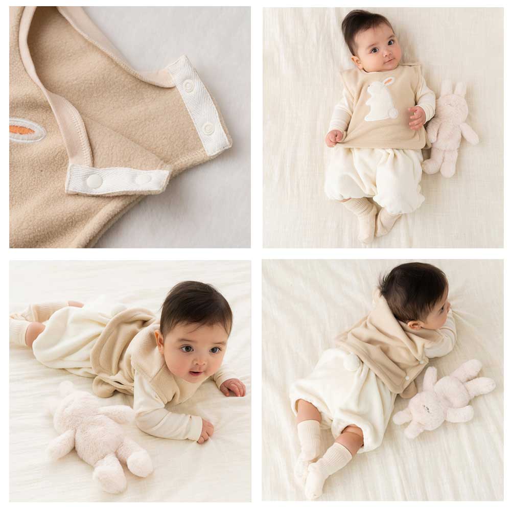 ANGELIEBE ベスト ベビーベスト ジレ ベビー キッズ ベビー服