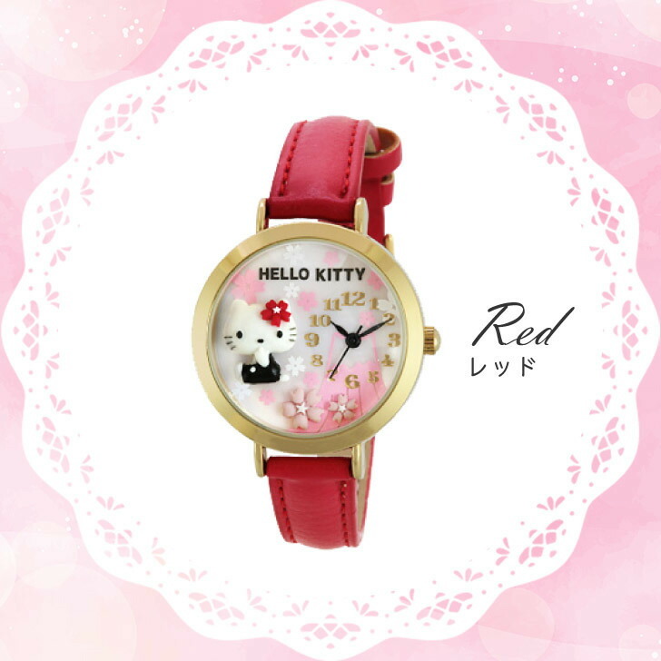 日本製 サンリオ ハローキティ/デコウォッチ MJSR-F01 MJSR-F02 MJSR-F03 Sanrio Hello Kitty 腕時計  レディース キッズ ウォッチ レディース キッズ