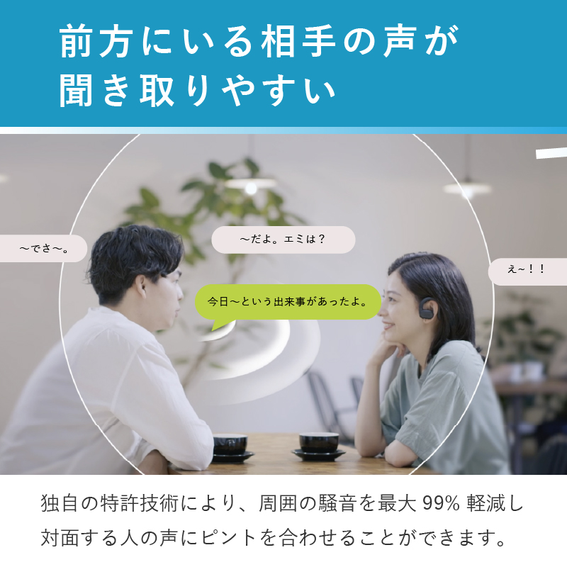 ワイヤレス集音器（able aid）ABLE-AID-01
