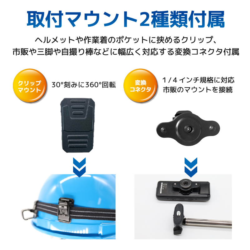 工事現場・倉庫作業・防犯に最適な小型カメラ「ミニレコーダー M7」。5