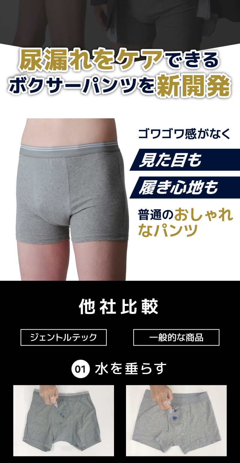 ジェントルテック　ボクサーパンツ3