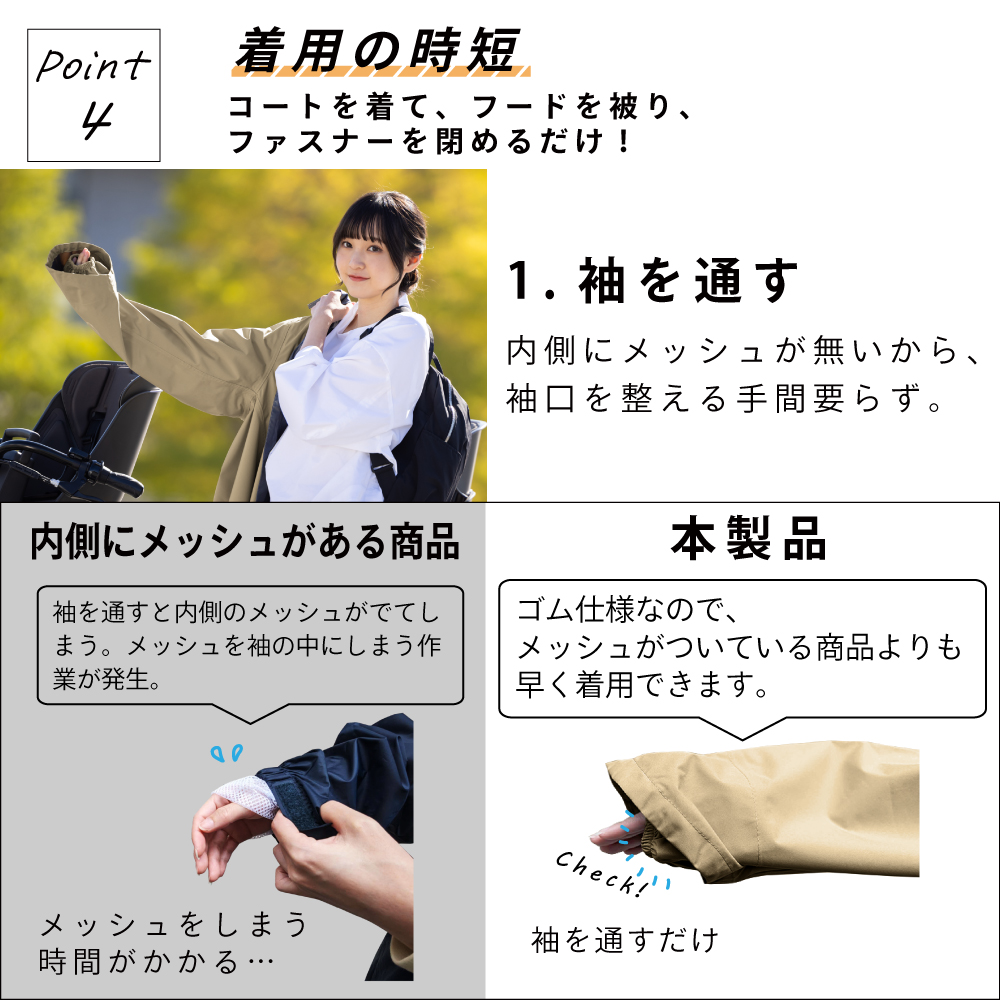 サイクルレインコート 10