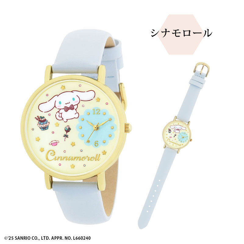 sanrio（サンリオ） 日本製 革ベルトウォッチ ハローキティ