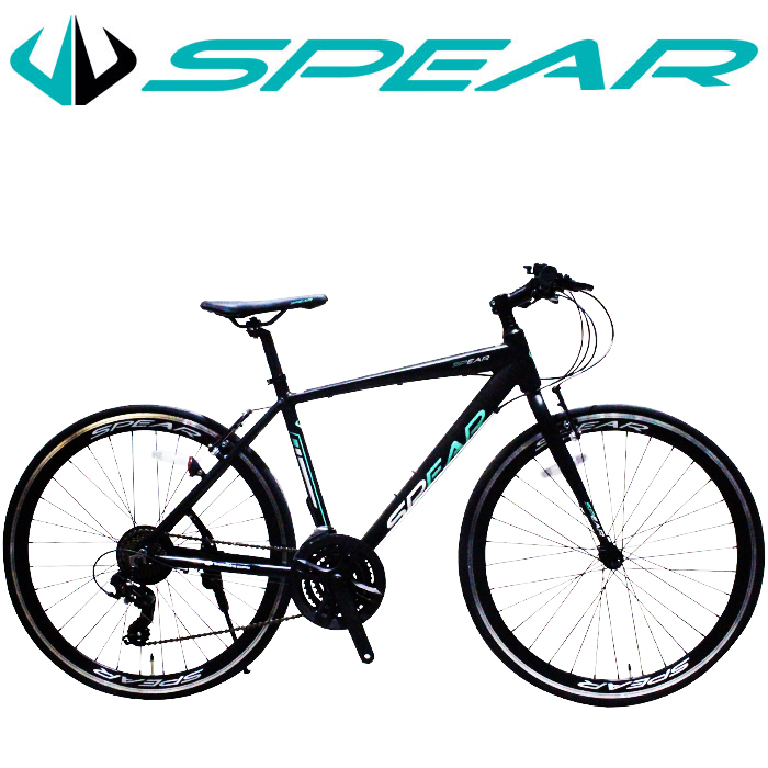 クロスバイク アルミフレーム 700c 自転車 シマノ 変速 21段 SPEAR スペア SPCA-7021 ディレーラ Tourney  ターニー 適用身長160cm以上 男性 女性 :spc-7021:自転車通販 SPEAR 通販 