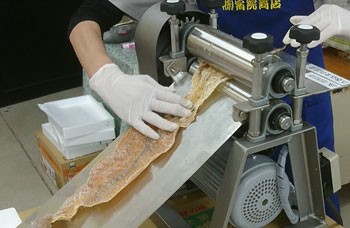 朝倉山椒のしいか（製造工程）